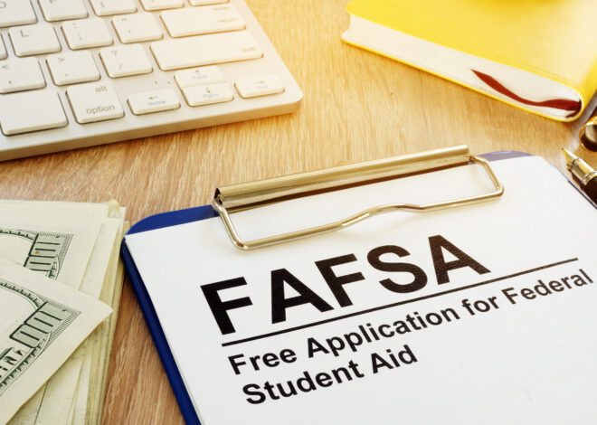 Free Application for Federal Student Aid (FAFSA) concept.